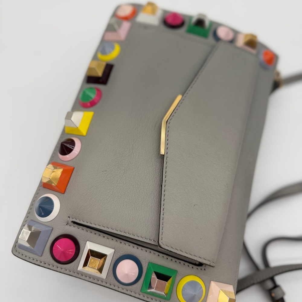 Fendi Gray Crossbody